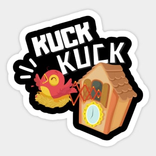 Kuck Kuck Schwarzwald Uhr Lustiges Schwaben Motiv Sticker